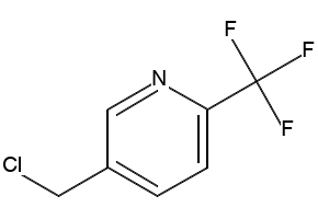 Pyridine, 5-(chloromethyl)-2-(trifluoromethyl)- (9CI) structure, CAS 386715-33-9