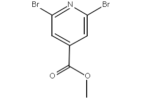 Methyl 2,6-dibromopyridine-4-carboxylate structure, CAS 119308-57-5