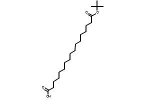 Heptadecanedioic acid mono-tert-butyl ester structure, CAS 905302-44-5