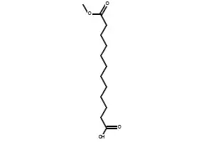 DODECANEDIOIC ACID MONOMETHYL ESTER structure, CAS 3903-40-0