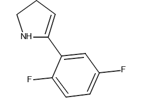 5-(2,5-difluorophenyl)-3,4-dihydro-2H-pyrrole structure, CAS 1443623-92-4
