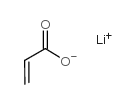 LITHIUM ACRYLATE structure, CAS 13270-28-5