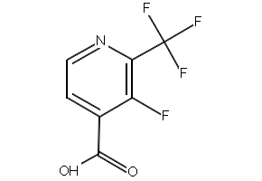 3-FLUORO-2-TRIFLUOROMETHYL-ISONICOTINIC ACID structure, CAS 886510-09-4