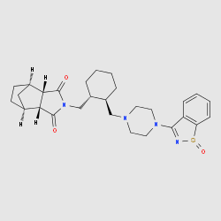 Lurasidone Sulfoxide structure, CAS 1809325-45-8