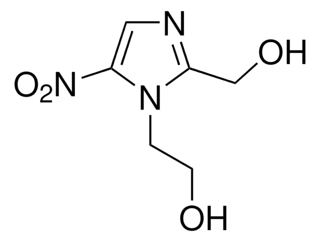 Metronidazole-OH structure, CAS 4812-40-2