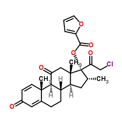 Mometasone Furoate EP Impurity C structure, CAS 1305334-31-9