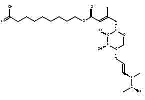 Mupirocin Calcium EP impurity B structure, CAS 71980-98-8