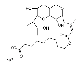 Mupirocin calcium EP impurity E sodium salt structure, CAS 116182-44-6