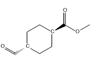 (1r,4r)-methyl 4-formylcyclohexanecarboxylate structure, CAS 54274-80-5