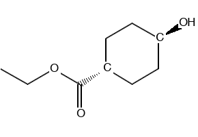 4-HYDROXY-CYCLOHEXANECARBOXYLIC ACID ETHYL ESTER structure, CAS 3618-04-0