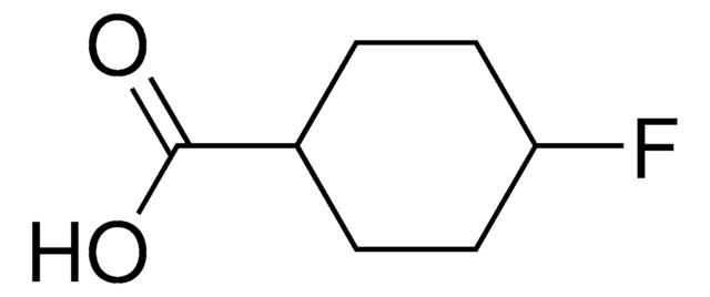 Cyclohexanecarboxylic acid, 4-fluoro-, trans- (9CI) structure, CAS 174771-54-1