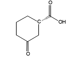 ethyl (1R)-3-oxidanylidenecyclohexane-1-carboxylate structure, CAS 21531-46-4