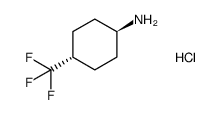trans-4-Trifluoromethyl-cyclohexylamine hydrochloride structure, CAS 1218943-32-8