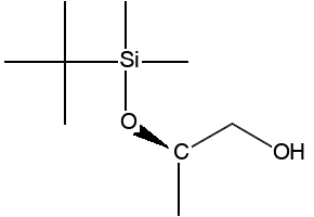 TERT-BUTYLDIMETHYLSILYL (R)-(-)-GLYCIDY& structure, CAS 124150-87-4