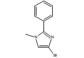 1-Methyl-2-phenyl-4-(trifluoromethyl)-1H-imidazole structure, CAS 63875-06-9