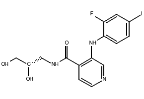 AS703026 structure, CAS 1236699-92-5
