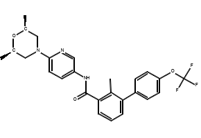 NVP-LDE225 structure, CAS 956697-53-3