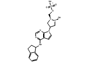 MLN-4924 structure, CAS 905579-51-3
