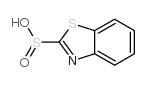 2-Benzothiazolesulfinicacid(9CI) structure, CAS 72733-80-3