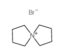 5-Azoniaspiro[4.4]nonane,bromide (1:1) structure, CAS 16450-38-7