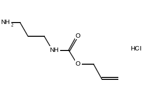 N-ALLOC-1 3-PROPANEDIAMINE HYDROCHLORIDE structure, CAS 1049721-72-3