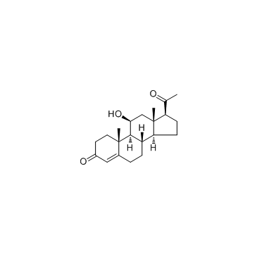 11BETA-HYDROXYPROGESTERONE structure, CAS 600-57-7