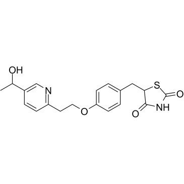 Pioglitazone metabolite MIV structure, CAS 146062-44-4