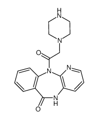 N-Desmethyl Pirenzepine structure, CAS 63257-31-8