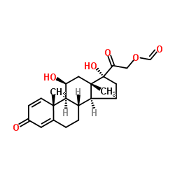 Prednisolone 21-formate structure, CAS 2141-22-2
