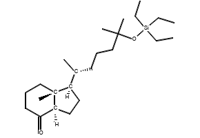 (1R,3aR,7aR)-1-((R)-6-hydroxy-6-Methylheptan-2-yl)-7a-Methylhexahydro-1H-inden-4(2H)-one structure, CAS 70550-73-1