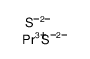 dipraseodymium trisulphide structure, CAS 12038-13-0