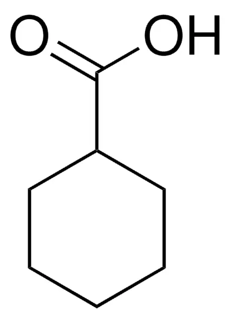 CYCLOHEXANECARBOXYLIC ACID structure, CAS 89-89-5