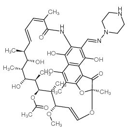 Desmethyl Rifampicin structure, CAS 13292-45-0