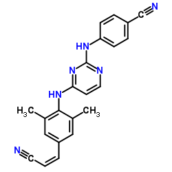 Rilpivirine Z-isomer structure, CAS 500287-94-5