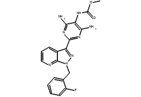 Desmethylriociguat structure, CAS 625115-52-8