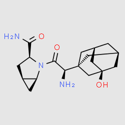 Saxagliptin Amide Impurity structure, CAS 1496712-39-0