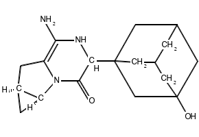 Saxagliptin amidine impurity structure, CAS 1350800-76-8