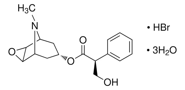 Scopolamine structure, CAS 138-12-5