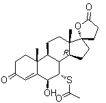 Spironolactone Impurity G structure, CAS 880106-10-5