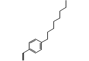 4-N-OCTYLSTYRENE structure, CAS 46745-66-8
