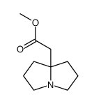 pyrrolizidine-7α-acetic acid methyl ester structure, CAS 78449-76-0