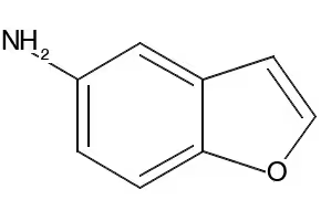 Vilazidone amino benzofuron structure, CAS 58546-89-7