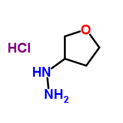 oxolan-3-ylhydrazine structure, CAS 158001-24-2