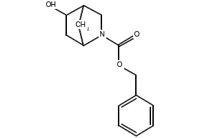 2-Azabicyclo[2.2.1]heptane-2-carboxylic acid, 5-hydroxy-, phenylMethyl ester structure, CAS 1217190-38-9