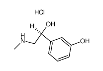 (S)-Phenylephrine Hydrochloride structure, CAS 939-38-8