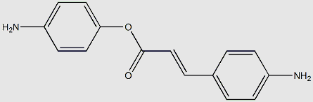 : 2-Propenoic acid, 3-(4-aMinophenyl)-, 4-aMinophenyl ester, (2E)- structure, CAS 1417169-65-3