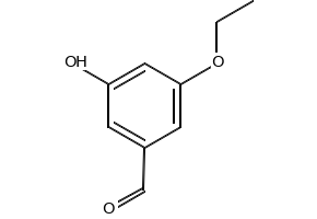 Benzaldehyde, 3-ethoxy-5-hydroxy- structure, CAS 951800-15-0