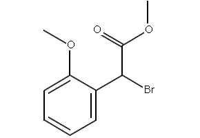 Benzeneacetic acid, α-broMo-2-Methoxy-, Methyl ester structure, CAS 99552-78-0