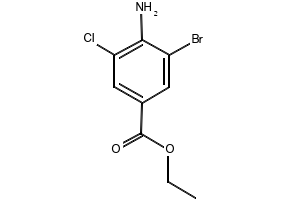 Ethyl-4-amino-3-chlorobenzoate structure, CAS 874779-56-3