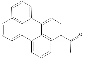 1-(perylen-3-yl)ethanone structure, CAS 7415-79-4